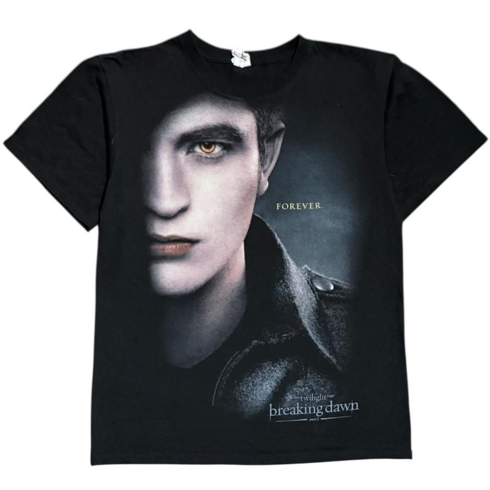 Vintage Twilight Saga Breaking Dawn Part 2 Promo Edward Vampire T-Shirt 2012 M